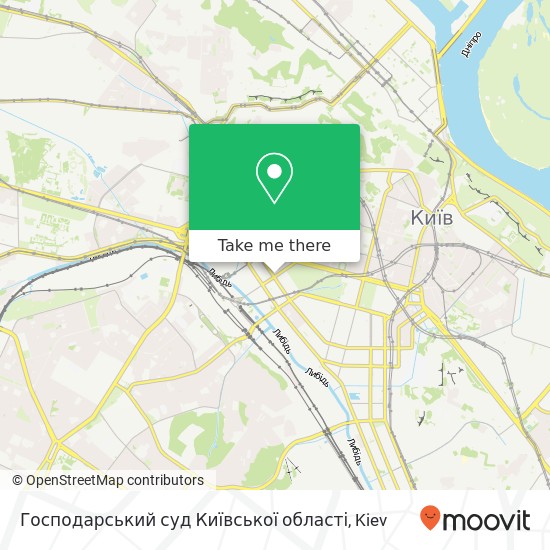 Господарський суд Київської області map