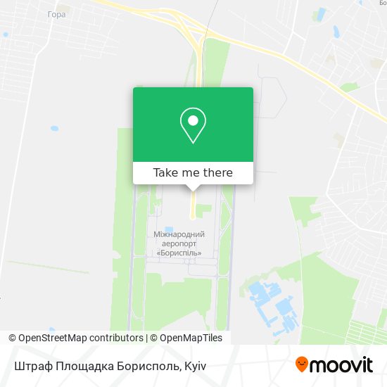 Штраф Площадка Борисполь map