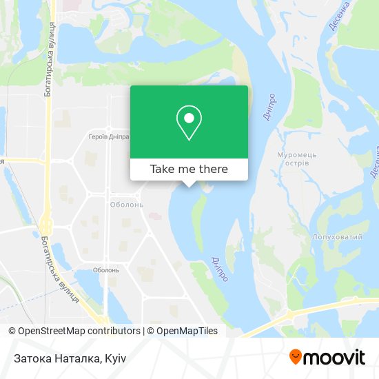 Затока Наталка map