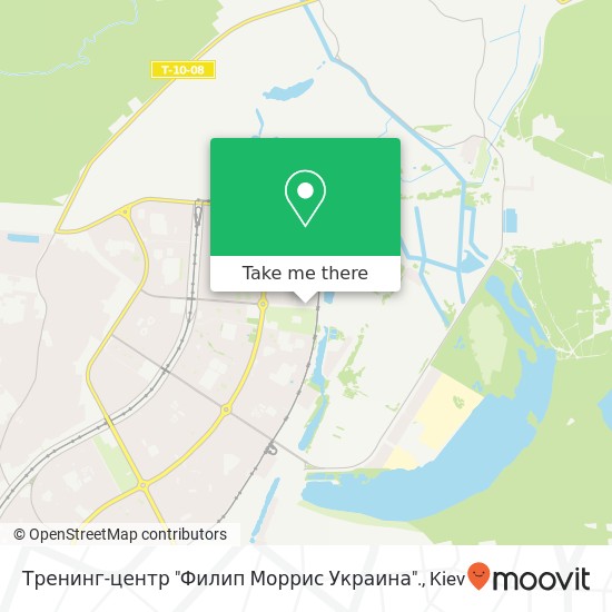Карта Тренинг-центр "Филип Моррис Украина".