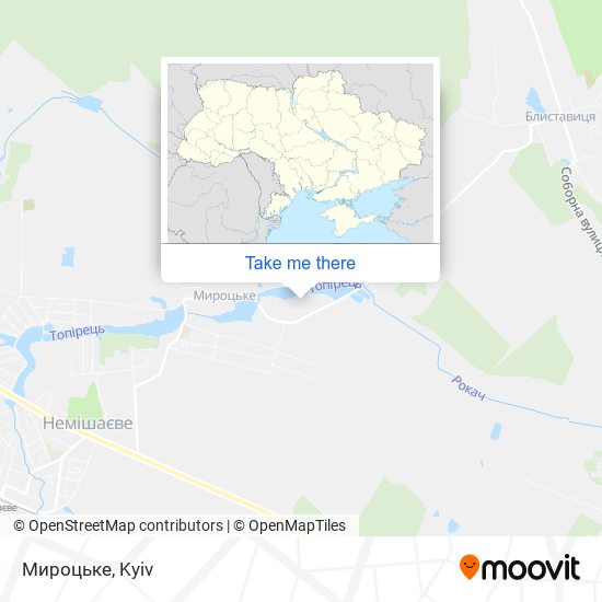 Мироцьке map