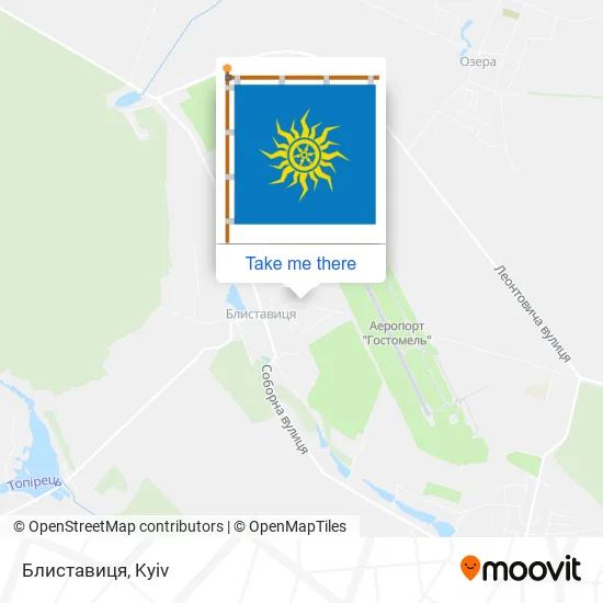 Блиставиця map