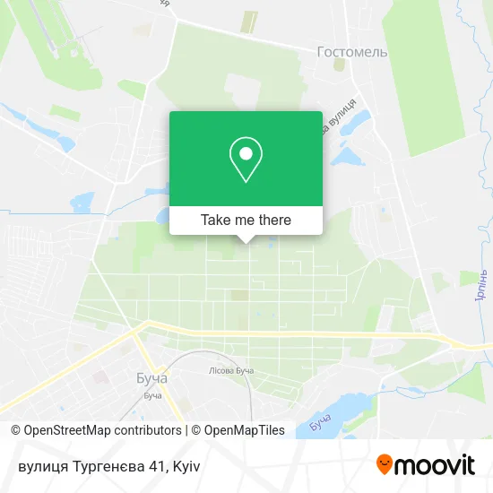 вулиця Тургенєва 41 map