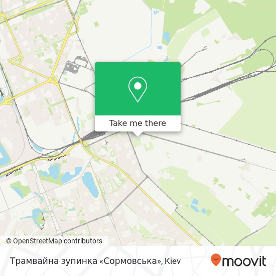 Трамвайна зупинка «Сормовська» map