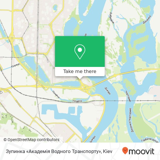 Зупинка «Академія Водного Транспорту» map