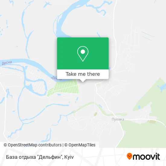 Карта База отдыха "Дельфин"