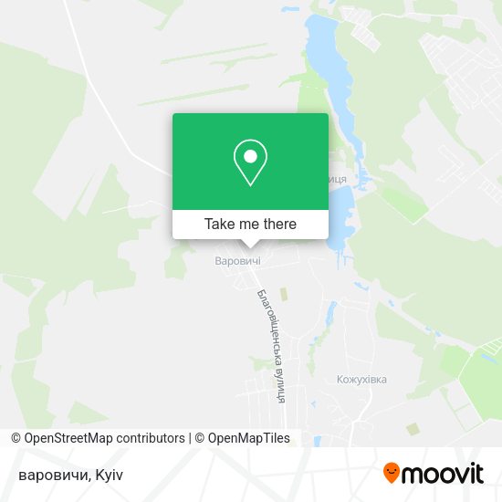 Карта варовичи