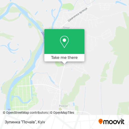 Зупинка "Почаїв" map