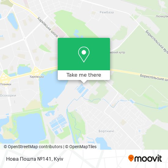 Нова Пошта №141 map