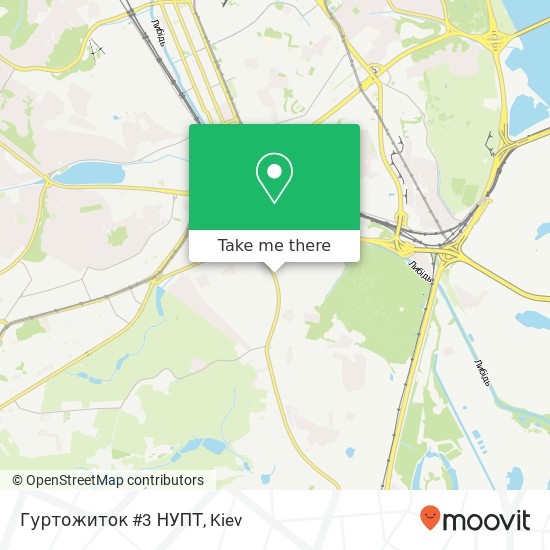 Гуртожиток #3 НУПТ map