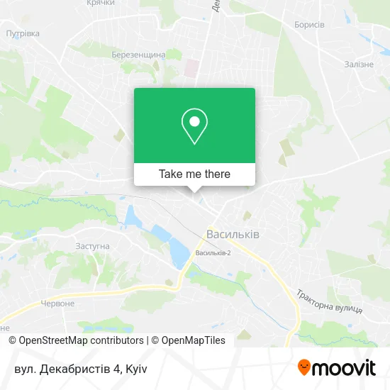 Карта вул. Декабристів 4