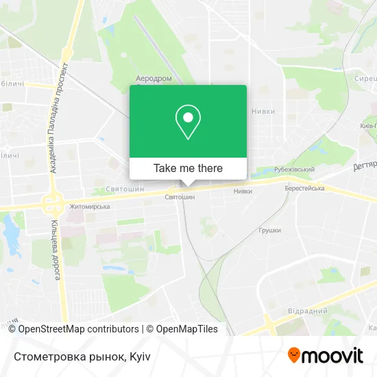 Карта Стометровка рынок