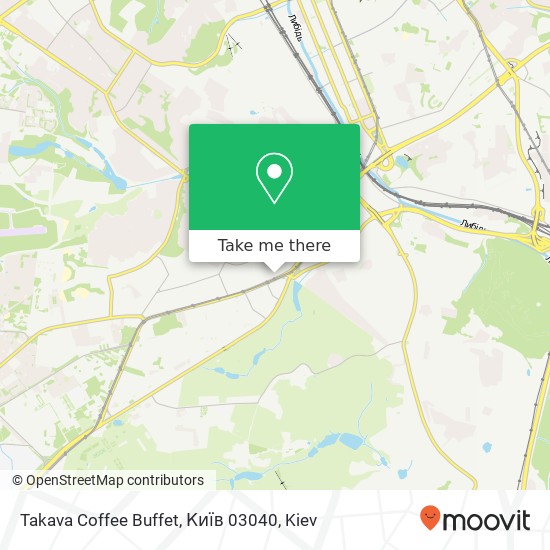 Takava Coffee Buffet, Київ 03040 map