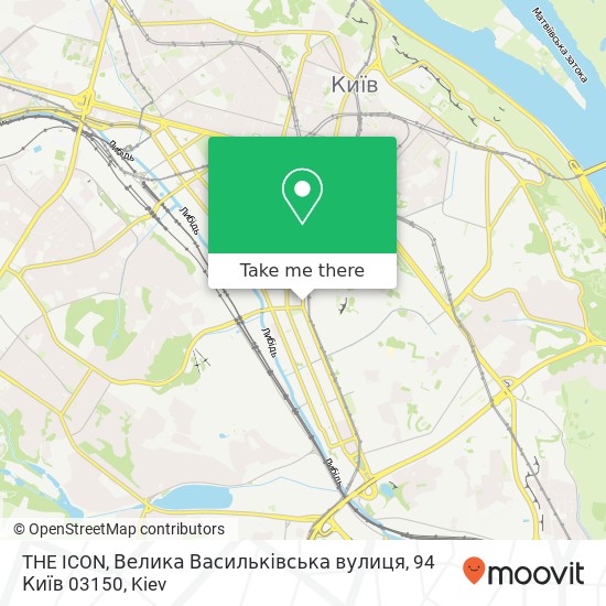 THE ICON, Велика Васильківська вулиця, 94 Київ 03150 map