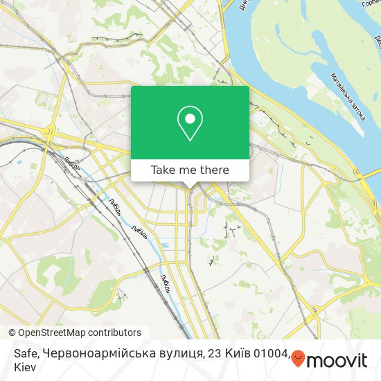 Safe, Червоноармійська вулиця, 23 Київ 01004 map