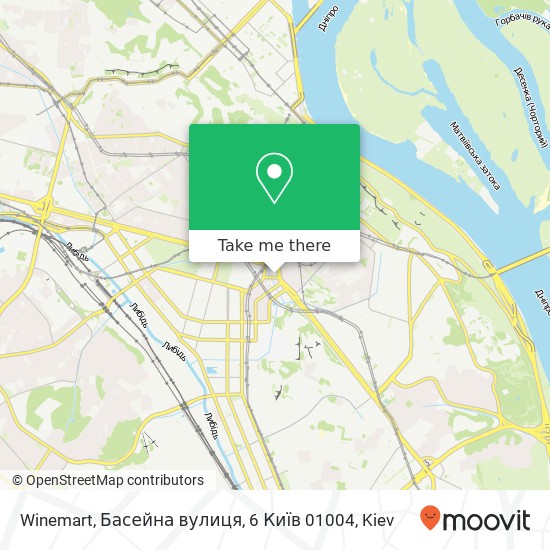 Winemart, Басейна вулиця, 6 Київ 01004 map