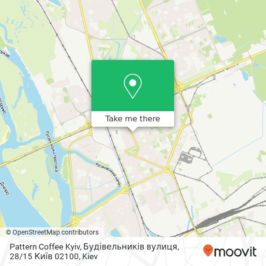 Pattern Coffee Kyiv, Будівельників вулиця, 28 / 15 Київ 02100 map