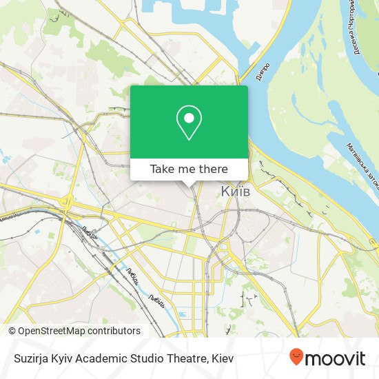 Suzirja Kyiv Academic Studio Theatre map