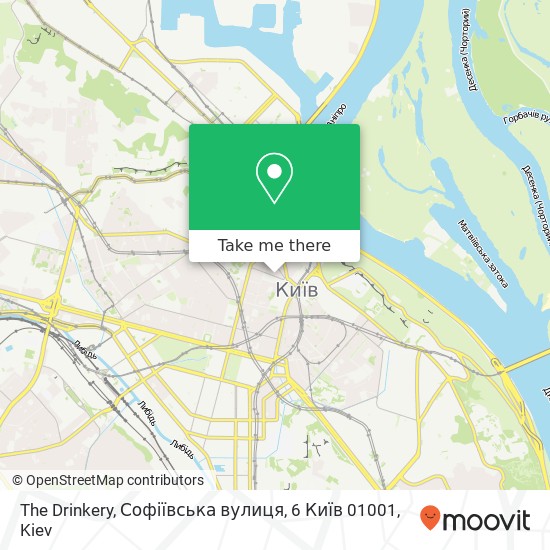 The Drinkery, Софіївська вулиця, 6 Київ 01001 map