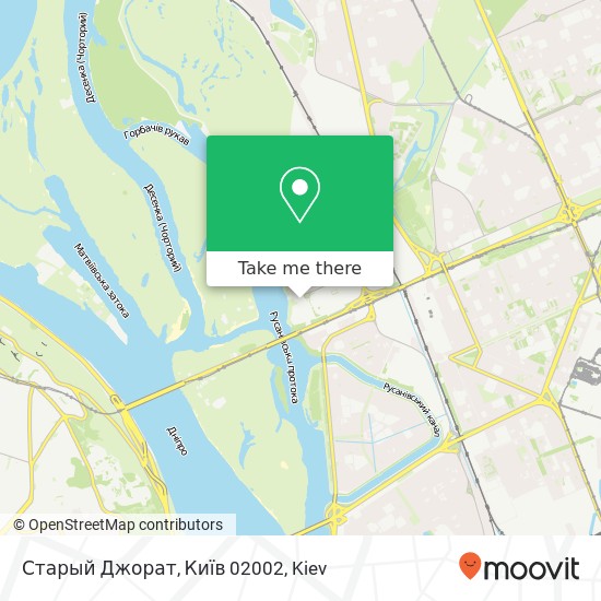 Карта Старый Джорат, Київ 02002