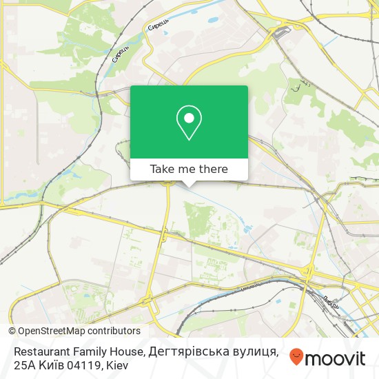 Restaurant Family House, Дегтярівська вулиця, 25А Київ 04119 map