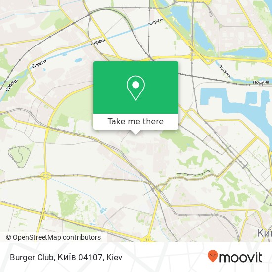 Burger Club, Київ 04107 map