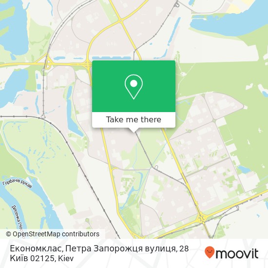 Економклас, Петра Запорожця вулиця, 28 Київ 02125 map