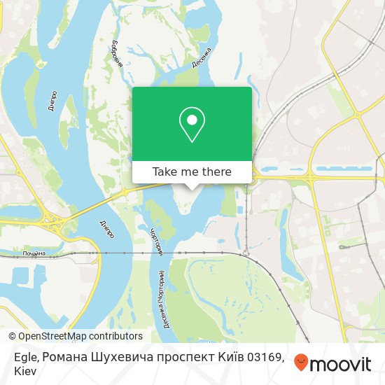 Egle, Романа Шухевича проспект Київ 03169 map