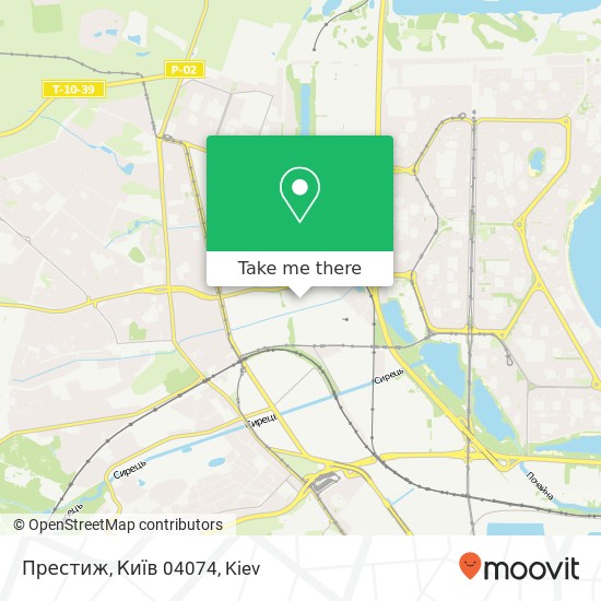 Престиж, Київ 04074 map