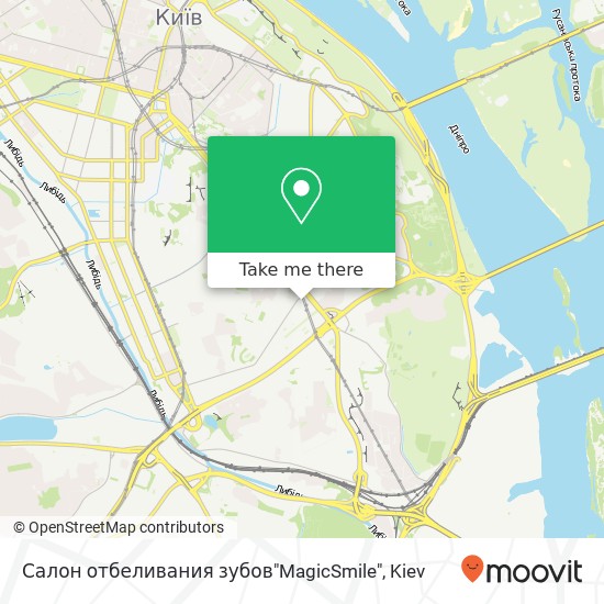 Салон отбеливания зубов"MagicSmile" map