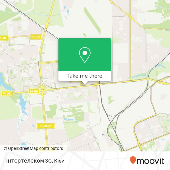Інтертелеком 3G map