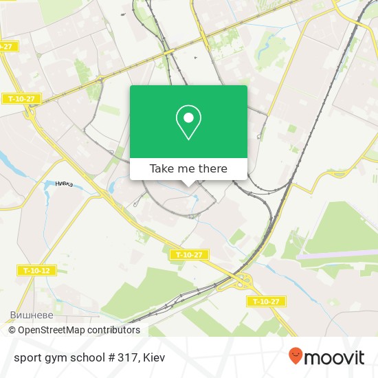 sport gym school # 317 map