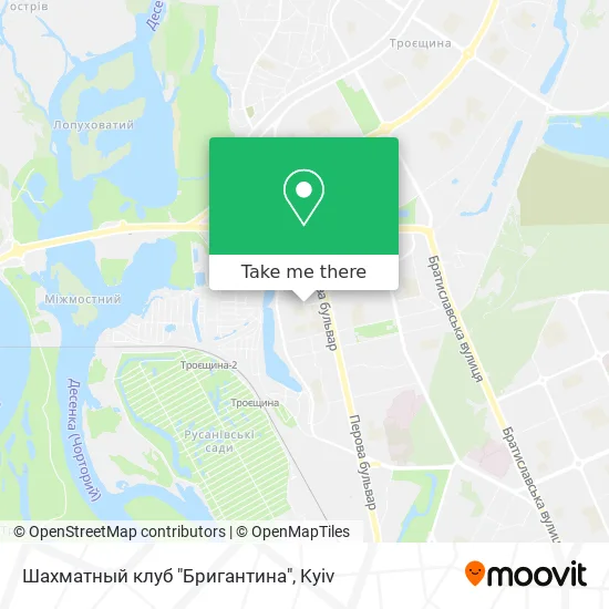 Шахматный клуб "Бригантина" map