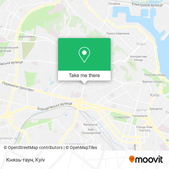 Карта Князь-таун