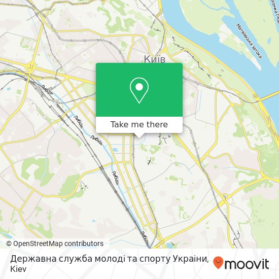 Державна служба молодi та спорту Украiни map