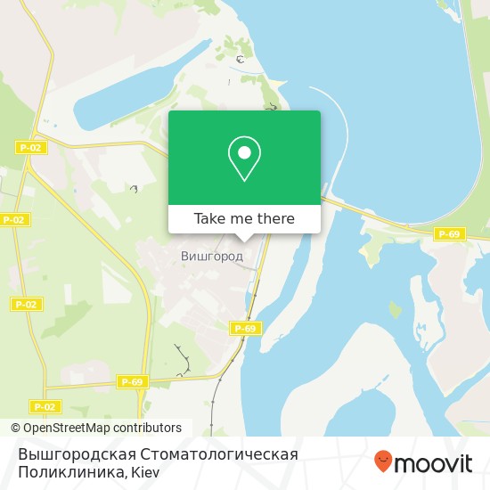 Вышгородская Стоматологическая Поликлиника map
