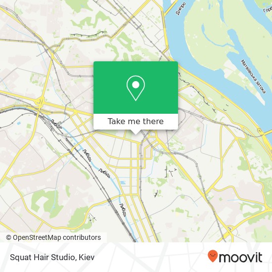 Squat Hair Studio map