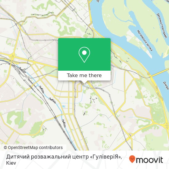 Дитячий розважальний центр «ГуліверіЯ» map