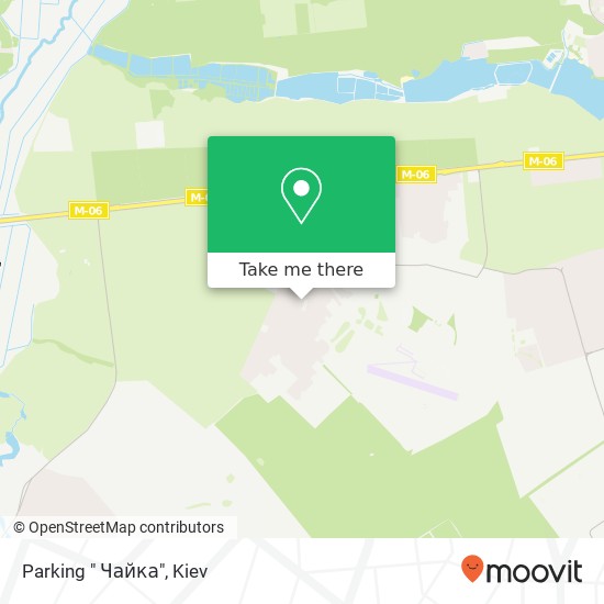 Parking " Чайка" map