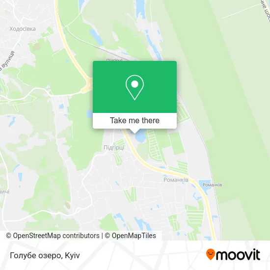 Голубе озеро map