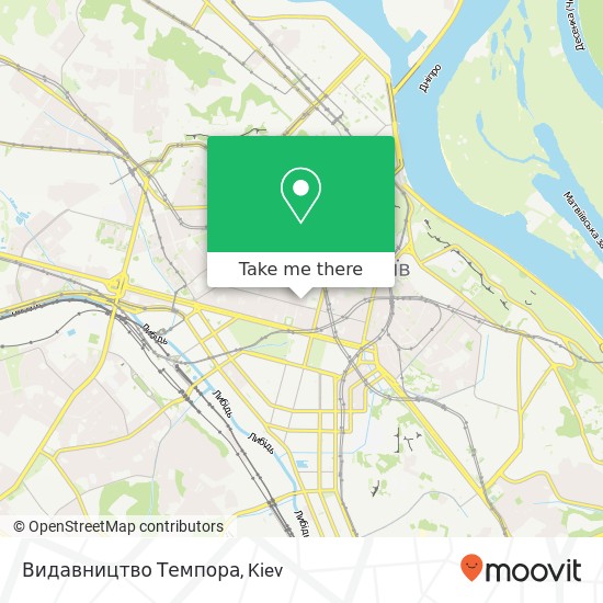 Видавництво Темпора map