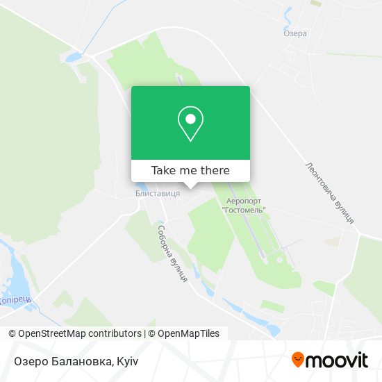 Озеро Балановка map