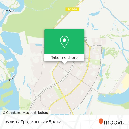 вулиця Градинська 6Б map