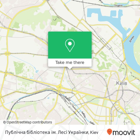 Публічна бібліотека ім. Лесі Українки map