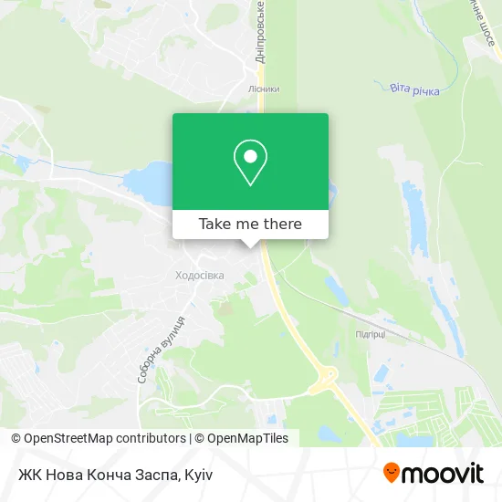 ЖК Нова Конча Заспа map