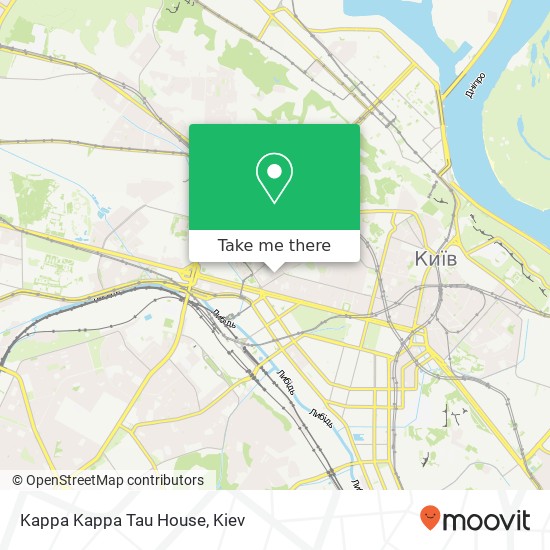 Kappa Kappa Tau House map
