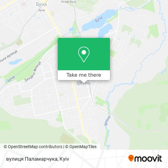 Карта вулиця Паламарчука