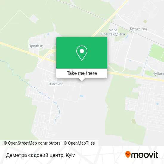 Карта Деметра садовий центр