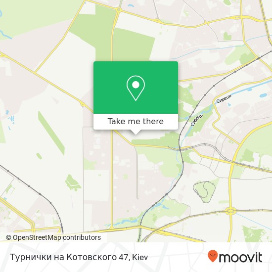Турнички на Котовского 47 map