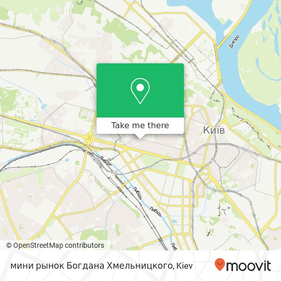 мини рынок Богдана Хмельницкого map